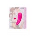 Клиторальный вибратор в трусики JOS FLIRTY, силикон, розовый, 9,3 см