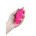 Клиторальный вибратор в трусики JOS FLIRTY, силикон, розовый, 9,3 см