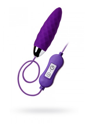 Виброяйцо с пультом управления TOYFA A-Toys Cony, силикон, фиолетовый Виброяйцо с пультом управления TOYFA A-Toys Cony, силикон, фиолетовый