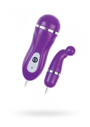 Виброяйцо с пультом управления A-Toys by TOYFA Beany, ABS пластик, фиолетовый, 5,5 см