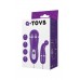 Виброяйцо с пультом управления A-Toys by TOYFA Beany, ABS пластик, фиолетовый, 5,5 см