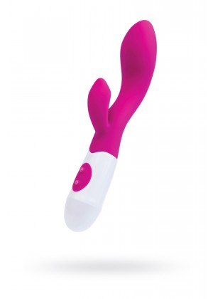 Вибратор с клиторальным стимулятором TOYFA A-Toys Fela, Силикон, Розовый, 20,5 см