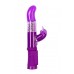 Вибратор с клиторальным стимулятором A-Toys by TOYFA High-Tech fantasy, TPR, фиолетовый, 22,5 см