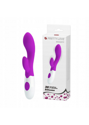 Вагинально-клиторальный вибратор, Baile «Pretty Love Brighty», фиолетовый, 21 см Вагинально-клиторальный вибратор, Baile «Pretty Love Brighty», фиолетовый, 21 см
