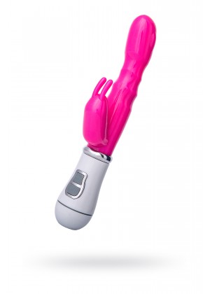 Вибратор с клиторальным стимулятором A-Toys by TOYFA Bubbly, TPE, розовый, 20 см Вибратор с клиторальным стимулятором A-Toys by TOYFA Bubbly, TPE, розовый, 20 см