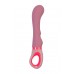 Вибратор Flovetta ROSE, силикон, розовый, 19 см