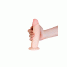 Реалистичный вибратор TOYFA RealStick Elite Vibro, TPR, телесный, 7 режимов вибрации, 21 см