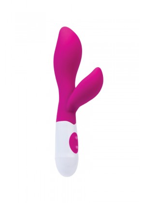 Вибратор с клиторальным стимулятором TOYFA A-Toys Lilu, Силикон, Розовый, 20 см