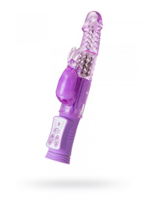Вибратор с клиторальным стимулятором TOYFA A-Toys High-Tech fantasy, TPE, розовый, 22,5 см