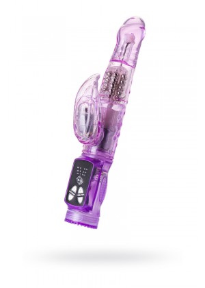 Вибратор с клиторальным стимулятором TOYFA A-Toys High-Tech fantasy , TPE, розовый, 22 см