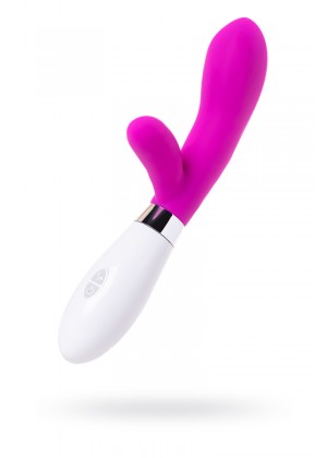 Вибратор с клиторальным стимулятором TOYFA A-Toys Mady , Силикон, Розовый, 20,4 см