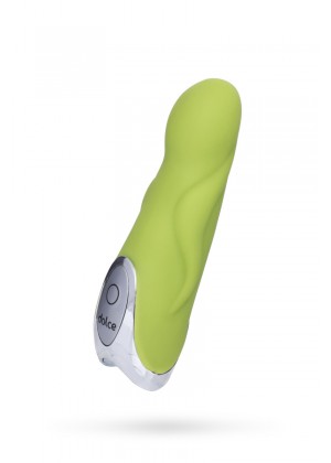 Вибратор TOYFA Dolce Jaxon, силикон, зеленый, 12,5см