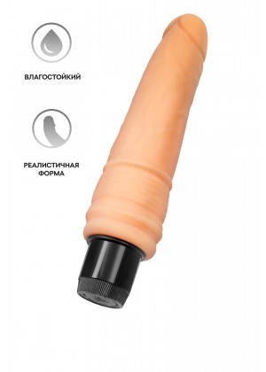 Реалистичный вибратор A-Toys by TOYFA Frem, TPE, телесный, 19 см