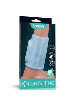 Открытая насадка на член, Knights King RIDGE, с вибрацией